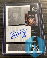 2020-21 SP Authentic RETRO SIGN OF THE TIMES Autograph TEUVO TERAVAINEN RSOTT-TT
